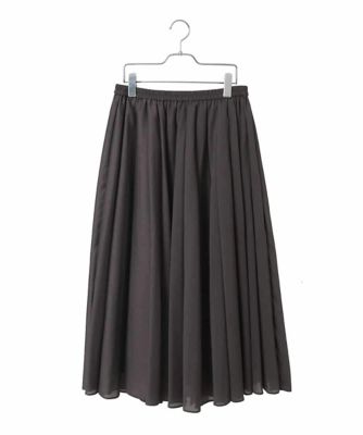 ＜HIROKO BIS GRANDE (Women)＞【大きいサイズ】かまぼこプリーツスカート　／洗える