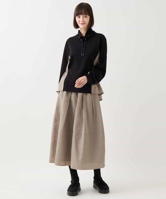 大きいサイズ】タフタジョイントハイネックプルオーバー