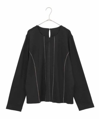 ＜HIROKO BIS GRANDE (Women)＞【大きいサイズ】ラインアクセントポンチプルオーバー　／洗える