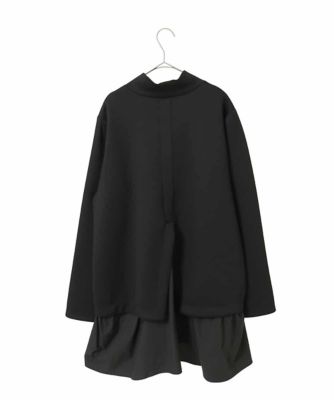 ストレッチダンボールドッキングデザインチュニック | HIROKO BIS