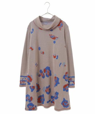 ＜HIROKO BIS GRANDE (Women)＞【洗える】フラワージャカードオフネックチュニック