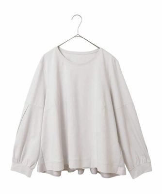 【SALE】【送料無料】HIROKO BIS GRANDE (Women)/ヒロコビスグランデ チュールジョイントカットソー /洗濯機で洗える ライトグレー91 トップス【三越伊勢丹/公式】