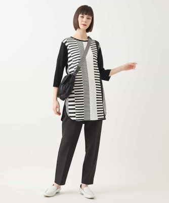 未使用 HIROKO BIS ヒロコビス 大きいサイズ 総柄 チュニック 15号 HIROKO BIS GRANDE（ヒロコ ビス グランデ）のチュニック