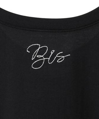 【大きいサイズ】ステッチ刺繍デザインチュニックＴシャツ　／洗える