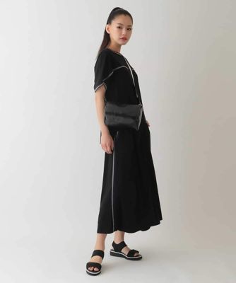 【大きいサイズ／接触冷感】ラインアクセントジャージーカットソー