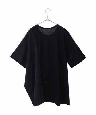 【大きいサイズ／ＵＶ／遮熱性／接触冷感】アシメ切り替えジョイントカットソー　／洗濯機で洗える