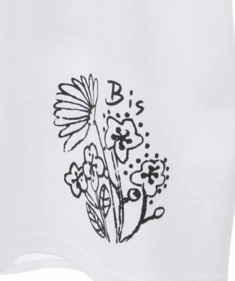 【大きいサイズ】Ｂｕｓｙ　ＢｕｔｔｅｒｆｌｙプリントレイヤードＴシャツ　／洗える