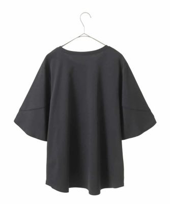 【大きいサイズ／接触冷感】フラワープリントコットンカットソー　／洗える