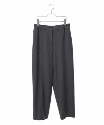 【大きいサイズ】カシミヤタッチテーパードラインパンツ　／洗える