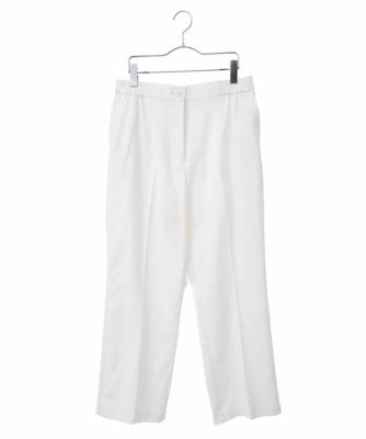 【SALE】【送料無料】HIROKO BIS GRANDE (Women)/ヒロコビスグランデ ボディシェルライトベルパンツ /洗濯機で洗える ホワイト90 パンツ・ズボン【三越伊勢丹/公式】