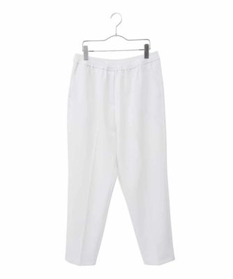 【SALE】【送料無料】HIROKO BIS GRANDE (Women)/ヒロコビスグランデ【大きいサイズ/接触冷感】センタークリースストレッチパンツ /洗濯機で洗える ホワイト90 パンツ・ズボン【三越伊勢丹/公式】