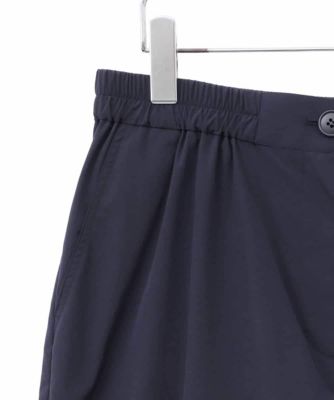 【大きいサイズ／撥水】ストレッチタフタデザインワイドパンツ　／洗濯機で洗える