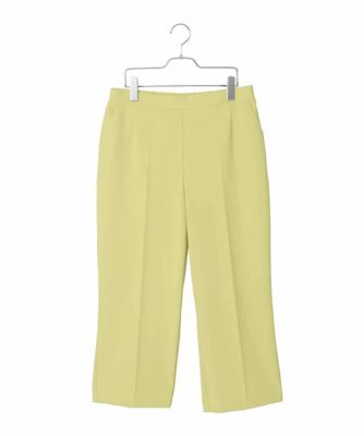 【送料無料】HIROKO BIS GRANDE (Women)/ヒロコビスグランデ 美シルエットプルオンパンツ /洗濯機で洗える 25イエロー パンツ・ズボン【三越伊勢丹/公式】