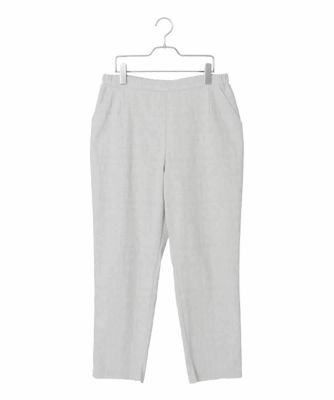 【送料無料】HIROKO BIS GRANDE (Women)/ヒロコビスグランデ アブストラクトデザインチェックパンツ /洗濯機で洗える 91ライトグレー パンツ・ズボン【三越伊勢丹/公式】