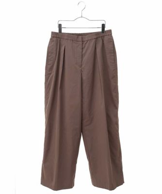 【SALE】【送料無料】HIROKO BIS GRANDE (Women)/ヒロコビスグランデ ハイライズタックワイドパンツ /洗濯機で洗える ブラウン86 パンツ・ズボン【三越伊勢丹/公式】
