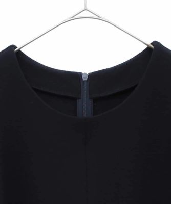 【大きいサイズ】ドッキングニットシルエットワンピース