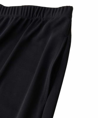 【大きいサイズ】スムースジャージーフレアパンツ　／洗濯機で洗える