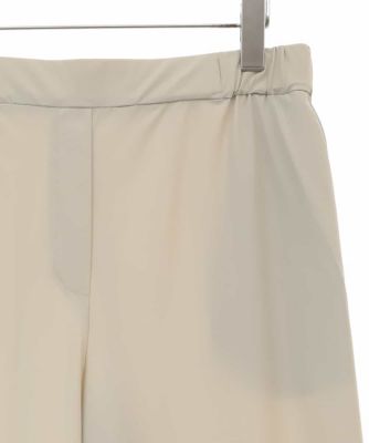 【洗える】トリコットセミワイドシルエットパンツ