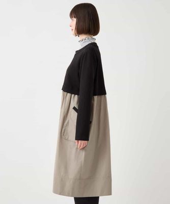 【大きいサイズ】タフタジョイントフロントジップコート　／洗える