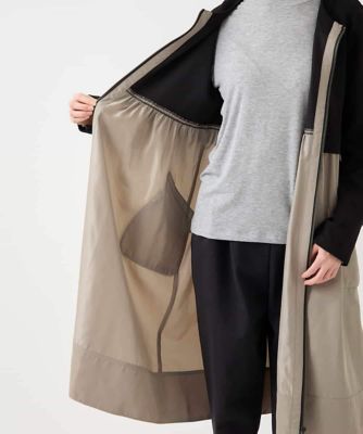 【大きいサイズ】タフタジョイントフロントジップコート　／洗える