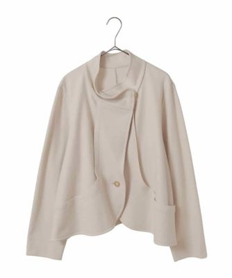 ＜HIROKO BIS GRANDE (Women)＞【大きいサイズ】スムースウールコンパクトジャケット