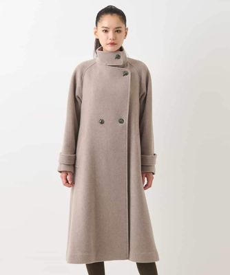 大きいサイズ】スタンドカラーラグランデザインコート | HIROKO BIS  