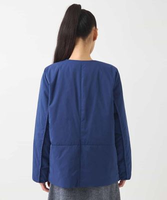 【大きいサイズ／ストール付き】タフタショート丈ダウンコート