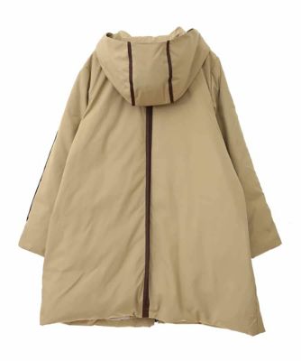 【大きいサイズ】ラインアクセントライトダウンコート