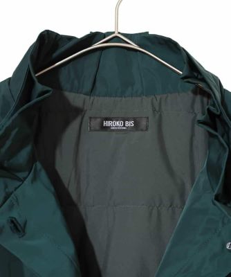 大きいサイズ】メモリータフタフリルカラーコート | HIROKO BIS GRANDE