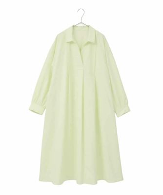 ＜HIROKO BIS GRANDE (Women)＞【大きいサイズ】タイプライターシャツワンピース　／洗濯機で洗える