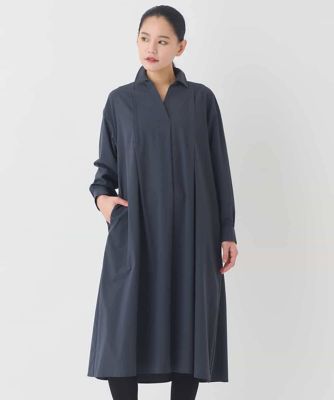 新品・大きいサイズ☆ヒロコ ビス グランデ/ストライプシャツワンピース　◎13号 大きいサイズ】タイプライターシャツワンピース ／洗濯機で洗える