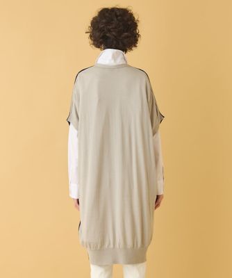 大きいサイズ】ホールガーメントリブニットジレ | HIROKO BIS GRANDE