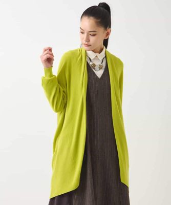 【大きいサイズ】ホールガーメントロングカーディガン