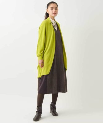 【大きいサイズ】ホールガーメントロングカーディガン