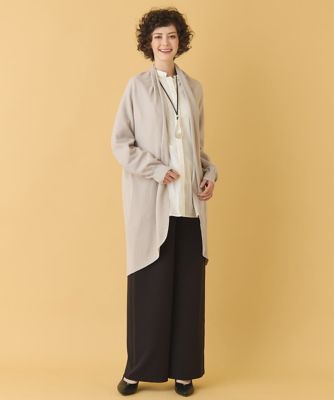 大きいサイズ】ホールガーメントロングカーディガン | HIROKO