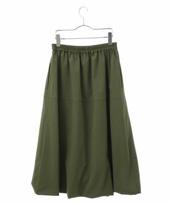 Y'S バルーンカーゴパンツ（スカート）オリーブグリーン カーキ