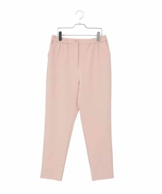 ＜HIROKO BIS GRANDE (Women)＞【大きいサイズ】サイドベンツストレッチクロップドパンツ　／洗える