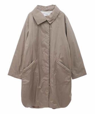 【大きいサイズ】杢調タフタステンカラーダウンコート