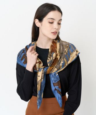 ＜CHRISTIAN AUJARD (Women)＞アニマルプリントストール