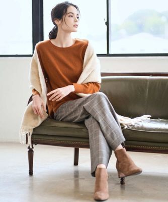 エアリーバイアスチェックストール | CHRISTIAN AUJARD (Women