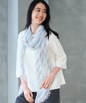 ＜CHRISTIAN AUJARD (Women)＞ボーダーストール