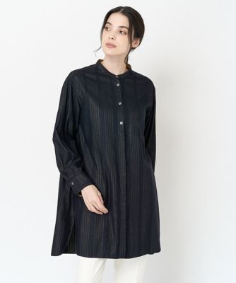 オリジナルストライプチュニックブラウス