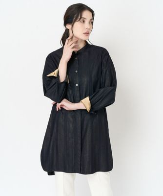 オリジナルストライプチュニックブラウス