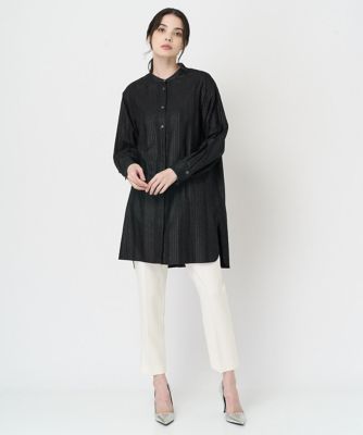 オリジナルストライプチュニックブラウス