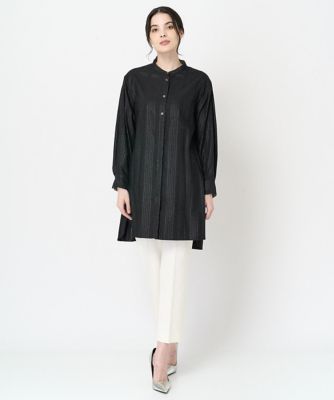 オリジナルストライプチュニックブラウス