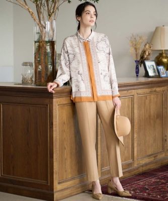 アートプリント長袖ブラウス | CHRISTIAN AUJARD (Women)/クリスチャン