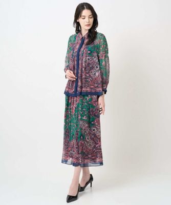 RATTIペイズリープリントブラウス | CHRISTIAN AUJARD (Women