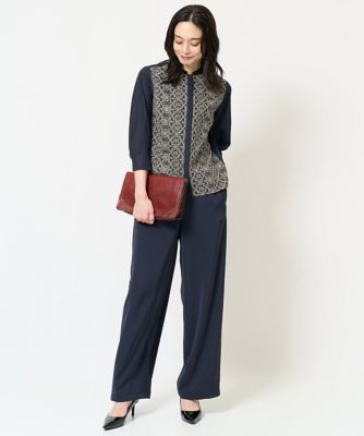 アラベスク刺繍ブラウス