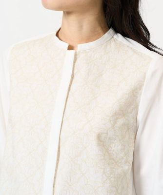 アラベスク刺繍ブラウス