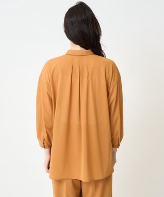 ［接触冷感／セットアップ対応］ドロップショルダーブラウス